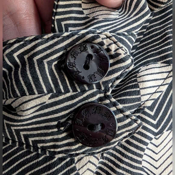 L.A.M.B By Gwen Stefani Silk Blouse Size 8 - Picture 5 of 9